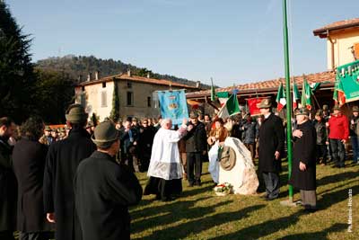 Inaugurazione del cippo dedicato a Don Gnocchi - Rovato (BS)